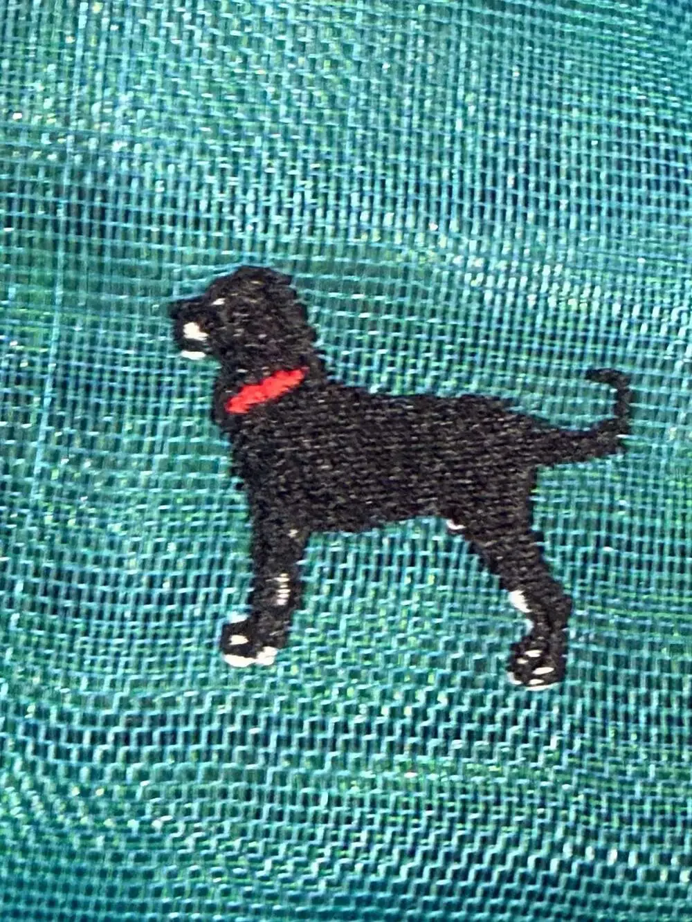 Smateria Teal Mini Backpack Recycled Mesh Zip Travel Daypack Dog Logo